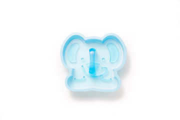 Cookie cutter and stamp : Blue elephant