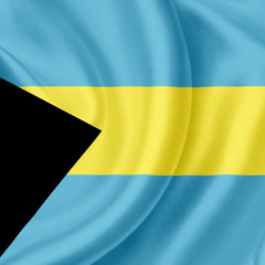 Bahamas waving flag