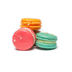 Tasty colorful macaroon