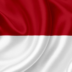 Indonesia waving flag