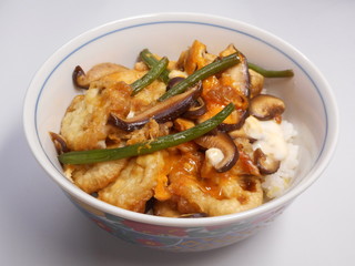 野菜の天丼
