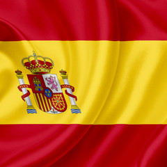 Spain waving flag
