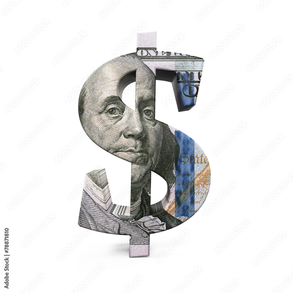 Wall mural US Dollar Symbol