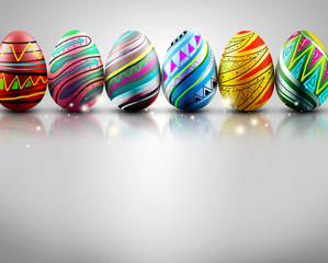 Easter eggs background