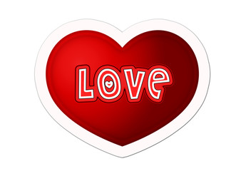 Herz Sticker / Love