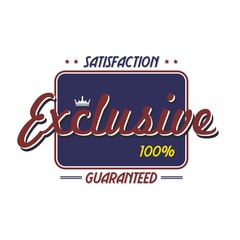 exclusive quality badge