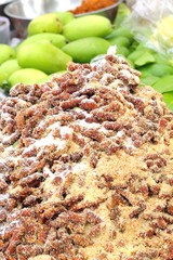 Mix tamarind put sugar ,salt, pepper at market