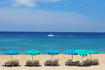 the beach
