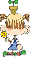 여자어린이이미지