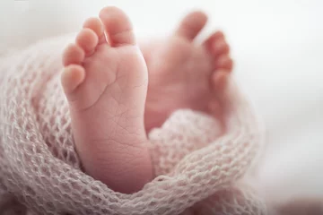 Fototapeten Neugeborene Füße © falonkoontz
