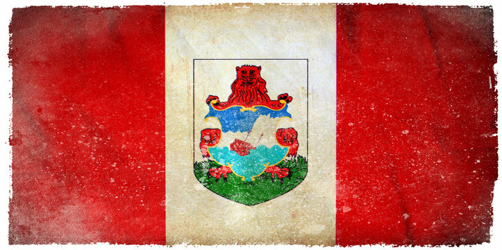 Bermuda grunge flag