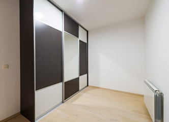 Wardrobe in room