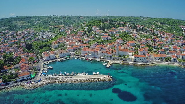 Sutivan Brac Island, aerial shot