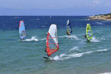 Windsurf, Baia dei Gabbiani, Sardegna