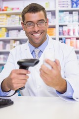 Pharmacist looking at camera