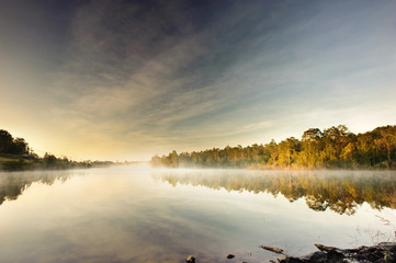 Fototapeta premium Misty morning