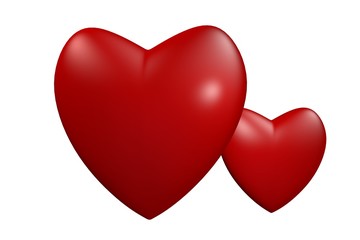 Heart symbolizes love