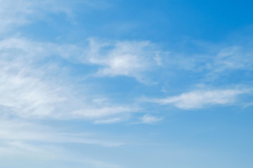 Blue sky with cloud