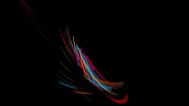 Abstract color lines