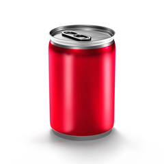 isolated beverage aluminium can isolated on white background
