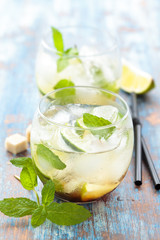 Mojito cocktail.