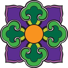 전통문양이미지