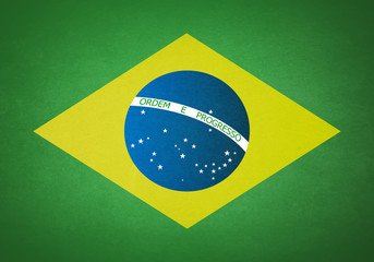 Obraz premium Flag of Brazil