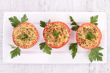 baked tomato