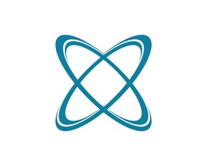 abstract logo x icon template