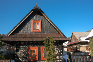 folk house Cicmany Slovakia