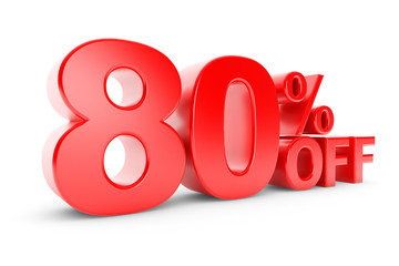 80 percent discount