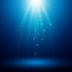 Background with rays of light. Vector illustration