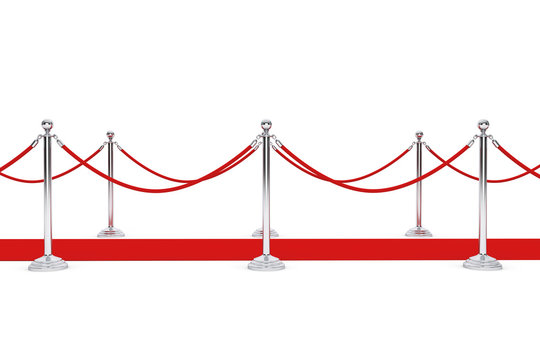 Red Carpet And Barrier Rope