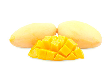 mango fruit isolated on white background