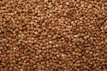 buckwheat seed background close up