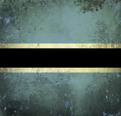 Grunge flag of Botswana
