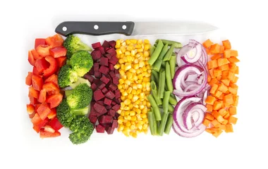 Fotobehang Kleurrijke groenten © Mny-Jhee