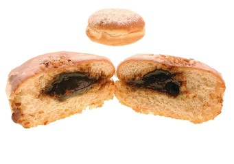 Berliner - Pfannkuchen mit Pflaumenmusfüllung