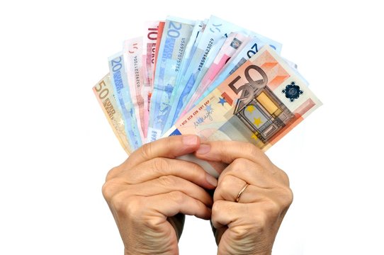 De l'argent plein les mains