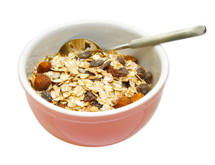 Früchtemüsli mit Nüssen