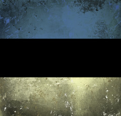 Grunge flag of Estonia