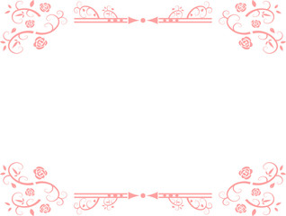 薔薇　フレーム