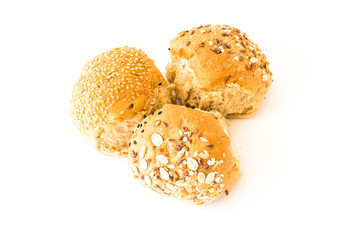 bread  isolated on white background