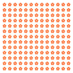 花のパターンのイラスト