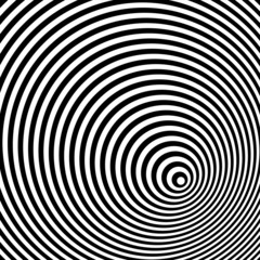 A black and white optical illusion