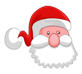 Funny Scared Santa Face Expression