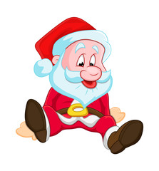 Funny Santa Character