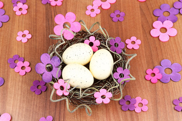 Ostereier Nest Blumen