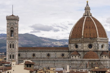 Fototapety  Widok na Duomo i Florencję