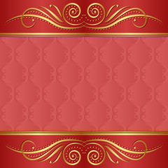 red vintage background